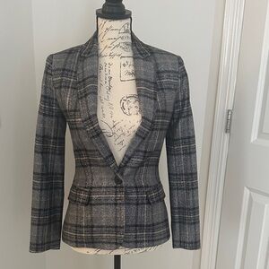 L’AGENCE Plaid Women's Jacket